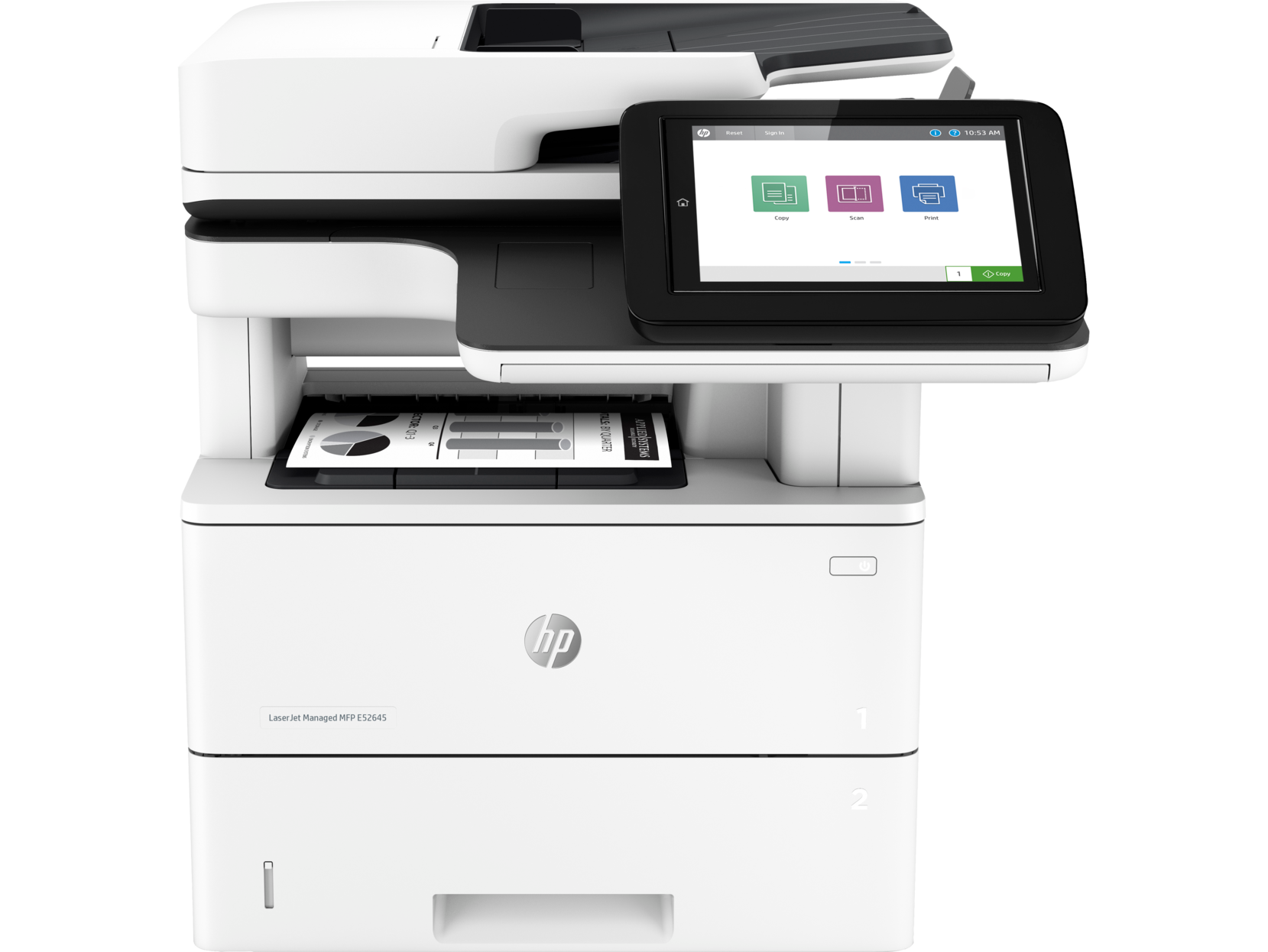 Máy in đa chức năng HP LaserJet Managed E52645DN Print,  Photocopy,  Scan,  Network (Fax và Wifi tùy chọn)